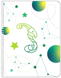 Thumbnail for Zodiac Sign Notebook - Constellations - Capricorn - Front View