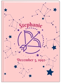 Thumbnail for Personalized Zodiac Sign Journal - Constellation - Sagittarius - Front View