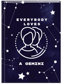 Thumbnail for Zodiac Sign Journal - Everybody Loves a Gemini - Front View