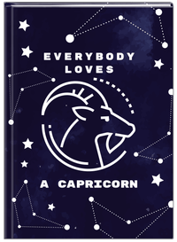 Thumbnail for Zodiac Sign Journal - Everybody Loves a Capricorn - Front View