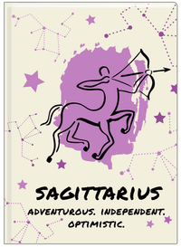 Thumbnail for Zodiac Sign Journal - Characteristics of a Sagittarius - Front View
