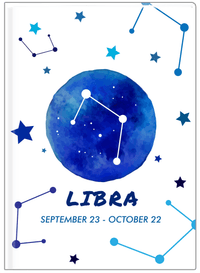 Thumbnail for Zodiac Sign Journal - Date Range - Libra - Front View