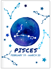 Thumbnail for Zodiac Sign Journal - Date Range - Pisces - Front View