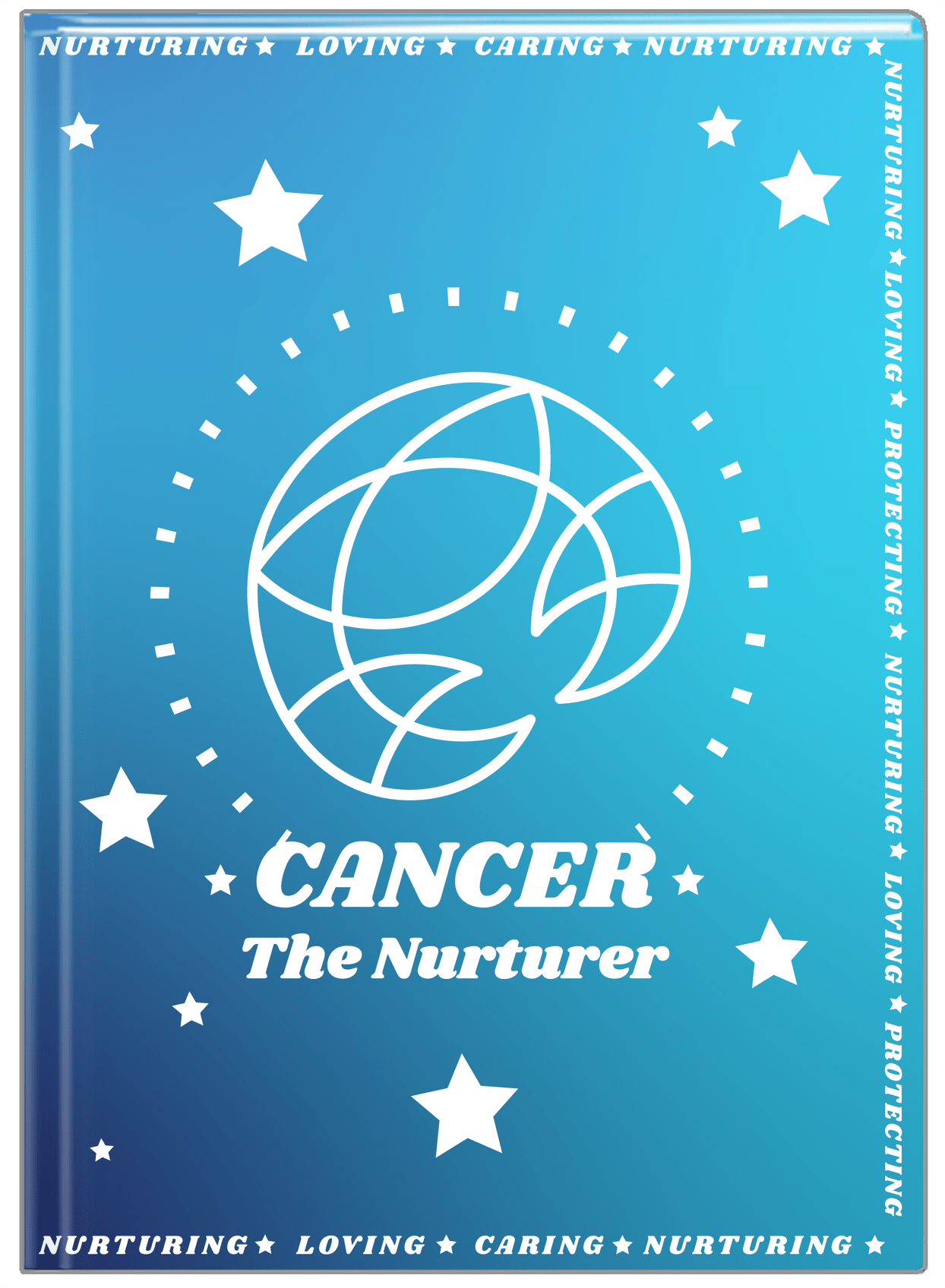 Zodiac Sign Journal - Traits of a Cancer - Front View