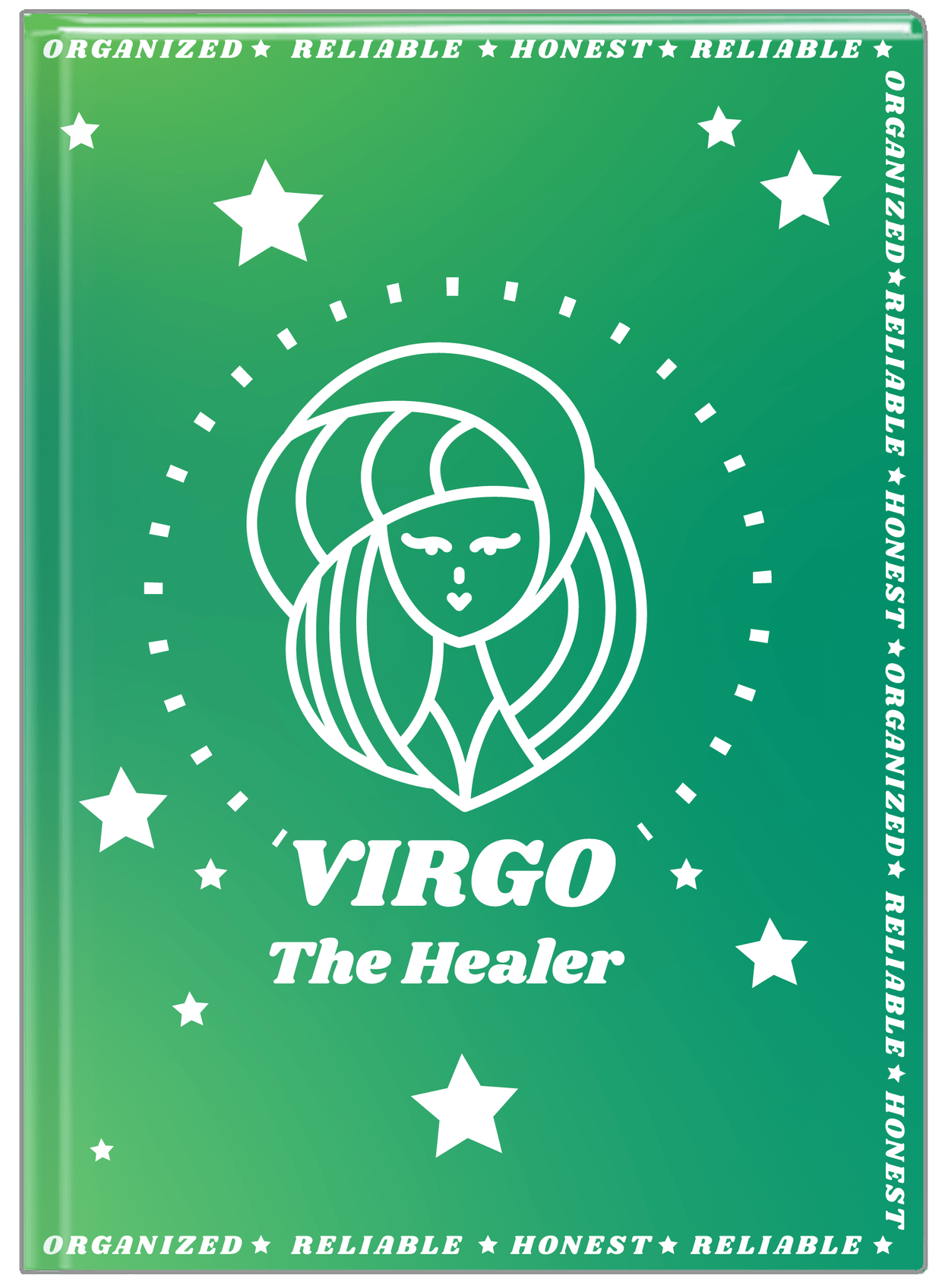Zodiac Sign Journal - Traits of a Virgo - Front View
