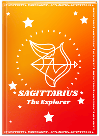 Thumbnail for Zodiac Sign Journal - Traits of a Sagittarius - Front View