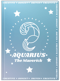 Thumbnail for Zodiac Sign Journal - Traits of an Aquarius - Front View