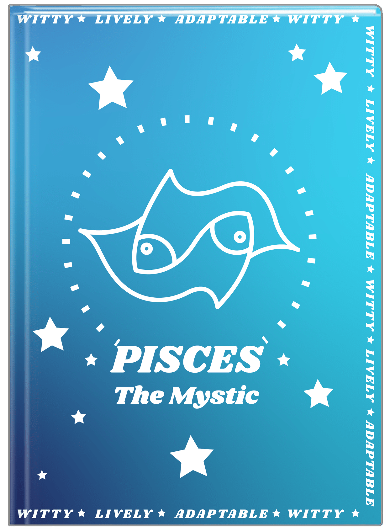 Zodiac Sign Journal - Traits of a Pisces - Front View