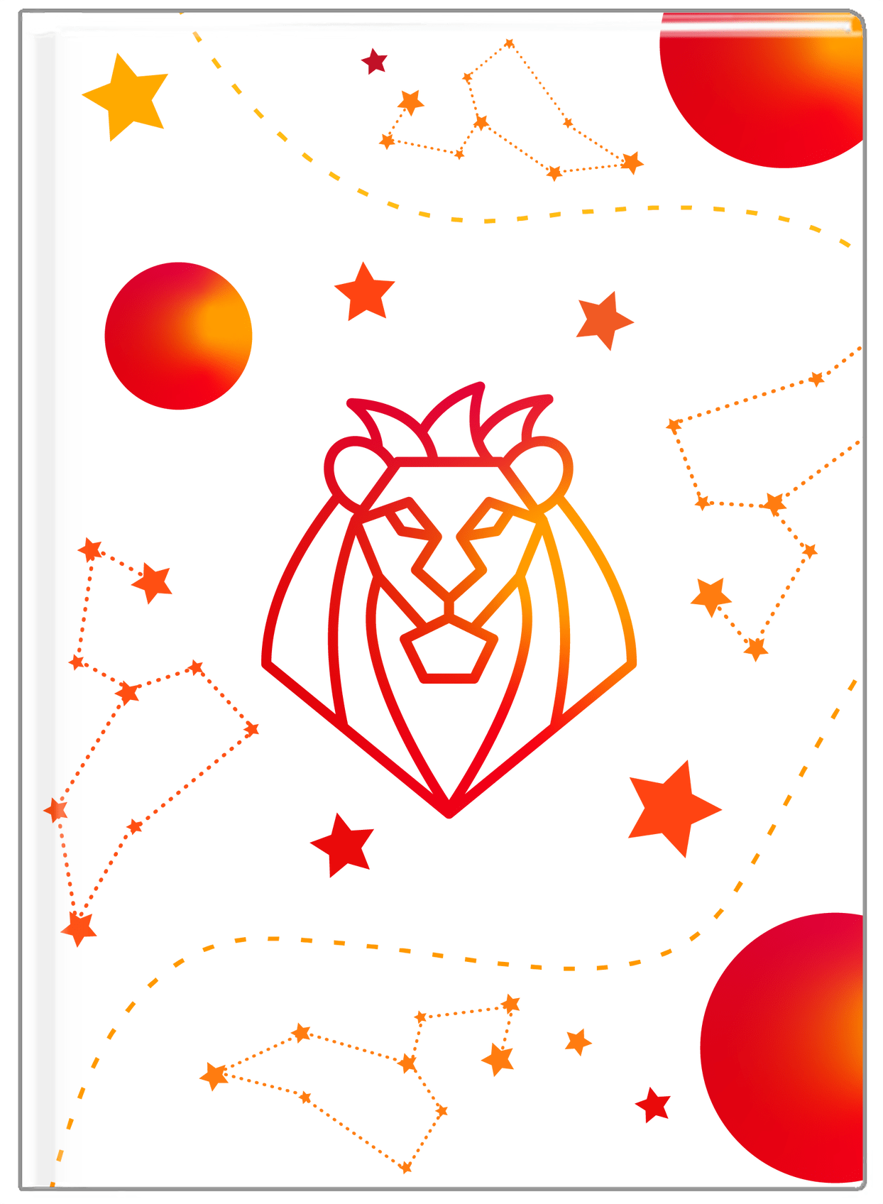 Zodiac Sign Journal - Constellations - Leo - Front View