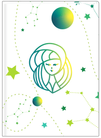 Thumbnail for Zodiac Sign Journal - Constellations - Virgo - Front View