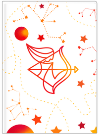 Thumbnail for Zodiac Sign Journal - Constellations - Sagittarius - Front View