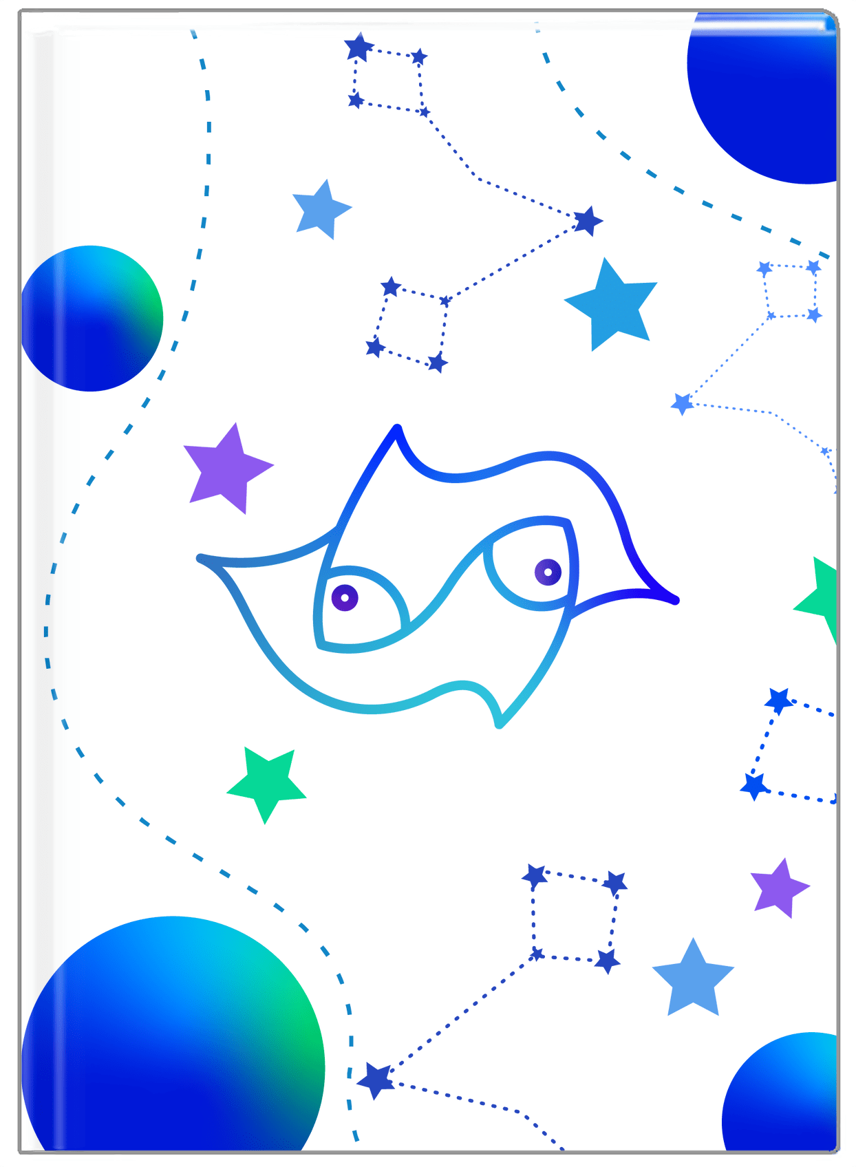 Zodiac Sign Journal - Constellations - Pisces - Front View