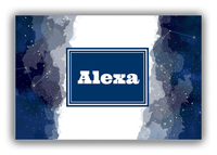 Thumbnail for Personalized Zodiac Sign Canvas Wrap & Photo Print - Night Sky - Rectangle Nameplate - Front View