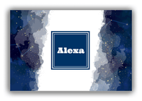 Thumbnail for Personalized Zodiac Sign Canvas Wrap & Photo Print - Night Sky - Square Nameplate - Front View