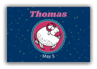 Thumbnail for Personalized Zodiac Sign Canvas Wrap & Photo Print - Constellation Circle - Taurus - Front View