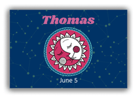 Thumbnail for Personalized Zodiac Sign Canvas Wrap & Photo Print - Constellation Circle - Gemini - Front View