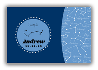 Thumbnail for Personalized Zodiac Sign Canvas Wrap & Photo Print - Constellation Circle - Scorpio - Front View