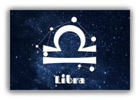 Thumbnail for Personalized Zodiac Sign Canvas Wrap & Photo Print - Night Sky - Libra - Front View