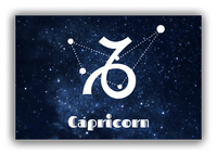 Thumbnail for Personalized Zodiac Sign Canvas Wrap & Photo Print - Night Sky - Capricorn - Front View