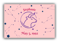 Thumbnail for Personalized Zodiac Sign Canvas Wrap & Photo Print - Constellation - Taurus - Front View