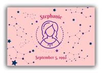 Thumbnail for Personalized Zodiac Sign Canvas Wrap & Photo Print - Constellation - Virgo - Front View