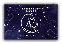 Thumbnail for Zodiac Sign Canvas Wrap & Photo Print - Everybody Loves a Leo - Front View