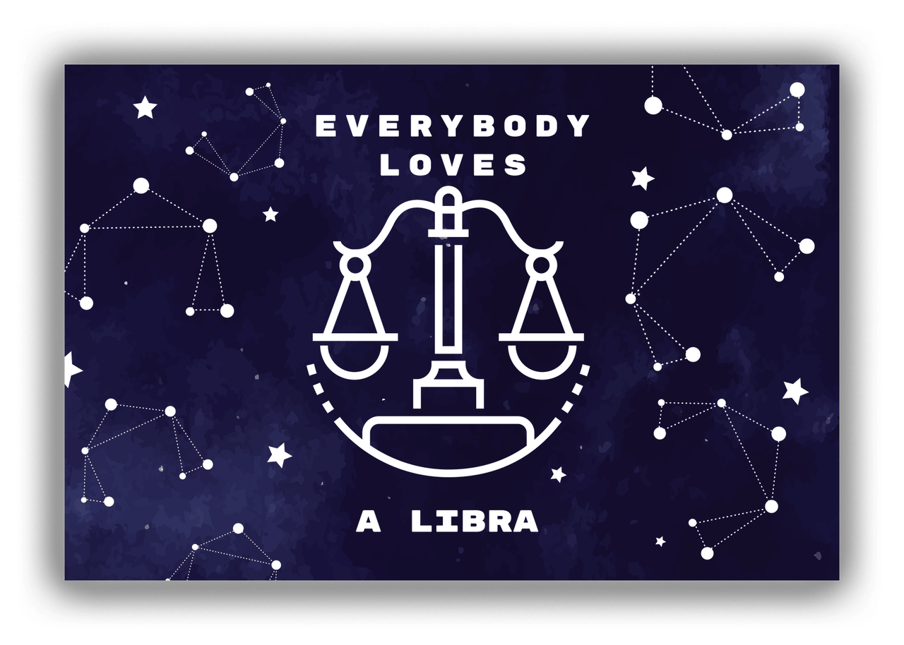 Zodiac Sign Canvas Wrap & Photo Print - Everybody Loves a Libra - Front View