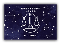 Thumbnail for Zodiac Sign Canvas Wrap & Photo Print - Everybody Loves a Libra - Front View