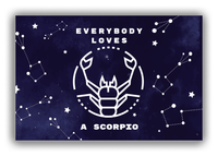 Thumbnail for Zodiac Sign Canvas Wrap & Photo Print - Everybody Loves a Scorpio - Front View