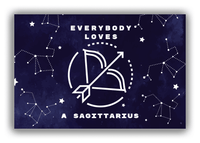 Thumbnail for Zodiac Sign Canvas Wrap & Photo Print - Everybody Loves a Sagittarius - Front View