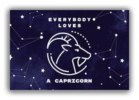 Thumbnail for Zodiac Sign Canvas Wrap & Photo Print - Everybody Loves a Capricorn - Front View