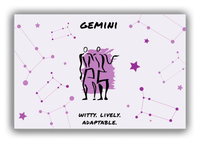 Thumbnail for Zodiac Sign Canvas Wrap & Photo Print - Characteristics of a Gemini - Front View
