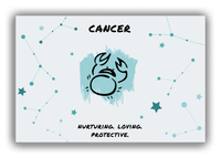 Thumbnail for Zodiac Sign Canvas Wrap & Photo Print - Characteristics of a Cancer - Front View