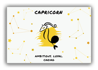 Thumbnail for Zodiac Sign Canvas Wrap & Photo Print - Characteristics of a Capricorn - Front View