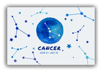 Thumbnail for Zodiac Sign Canvas Wrap & Photo Print - Date Range - Cancer - Front View