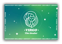 Thumbnail for Zodiac Sign Canvas Wrap & Photo Print - Traits of a Virgo - Front View
