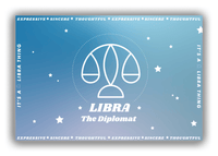 Thumbnail for Zodiac Sign Canvas Wrap & Photo Print - Traits of a Libra - Front View