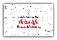 Thumbnail for Zodiac Sign Canvas Wrap & Photo Print - Aries Life - Front View