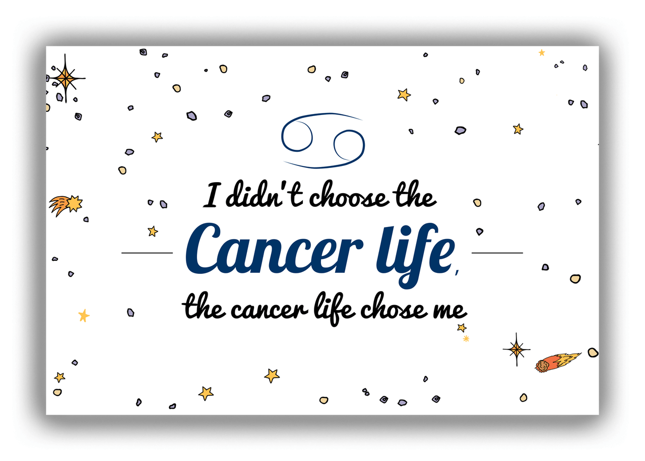 Zodiac Sign Canvas Wrap & Photo Print - Cancer Life - Front View