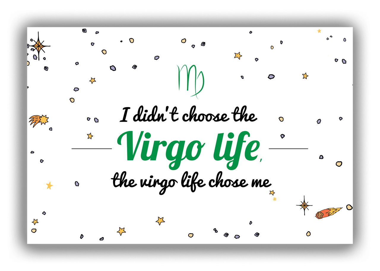 Zodiac Sign Canvas Wrap & Photo Print - Virgo Life - Front View