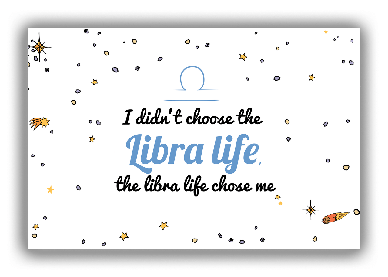 Zodiac Sign Canvas Wrap & Photo Print - Libra Life - Front View
