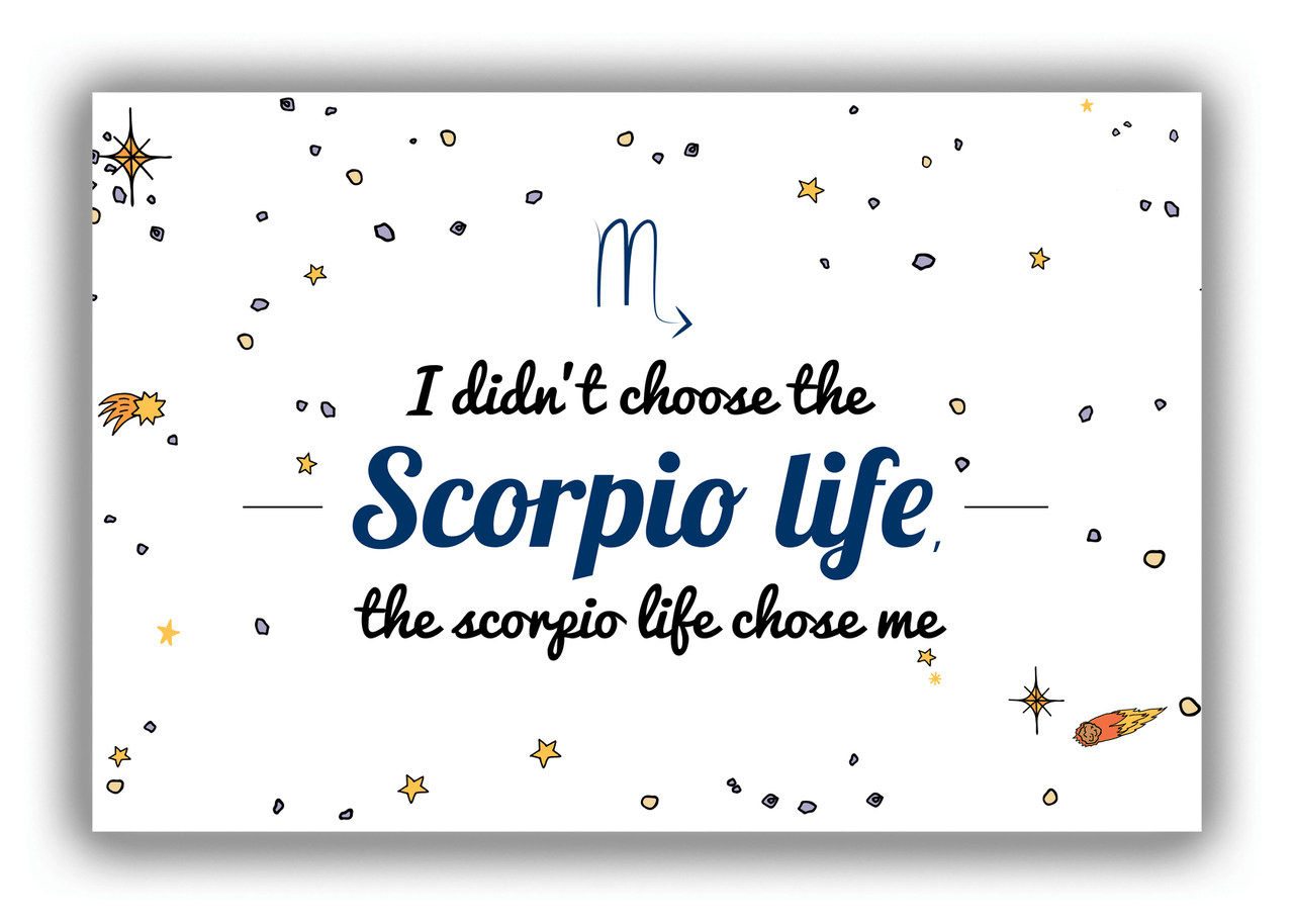 Zodiac Sign Canvas Wrap & Photo Print - Scorpio Life - Front View