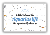 Thumbnail for Zodiac Sign Canvas Wrap & Photo Print - Aquarius Life - Front View
