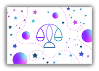 Thumbnail for Zodiac Sign Canvas Wrap & Photo Print - Constellations - Libra - Front View