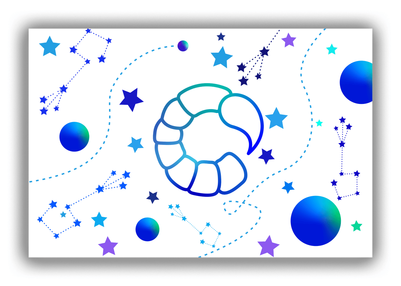 Zodiac Sign Canvas Wrap & Photo Print - Constellations - Scorpio - Front View