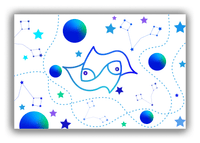 Thumbnail for Zodiac Sign Canvas Wrap & Photo Print - Constellations - Pisces - Front View