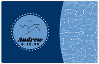 Thumbnail for Personalized Zodiac Sign Placemat - Constellation Circle - Leo -  View
