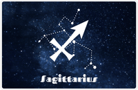 Thumbnail for Personalized Zodiac Sign Placemat - Night Sky - Sagittarius -  View