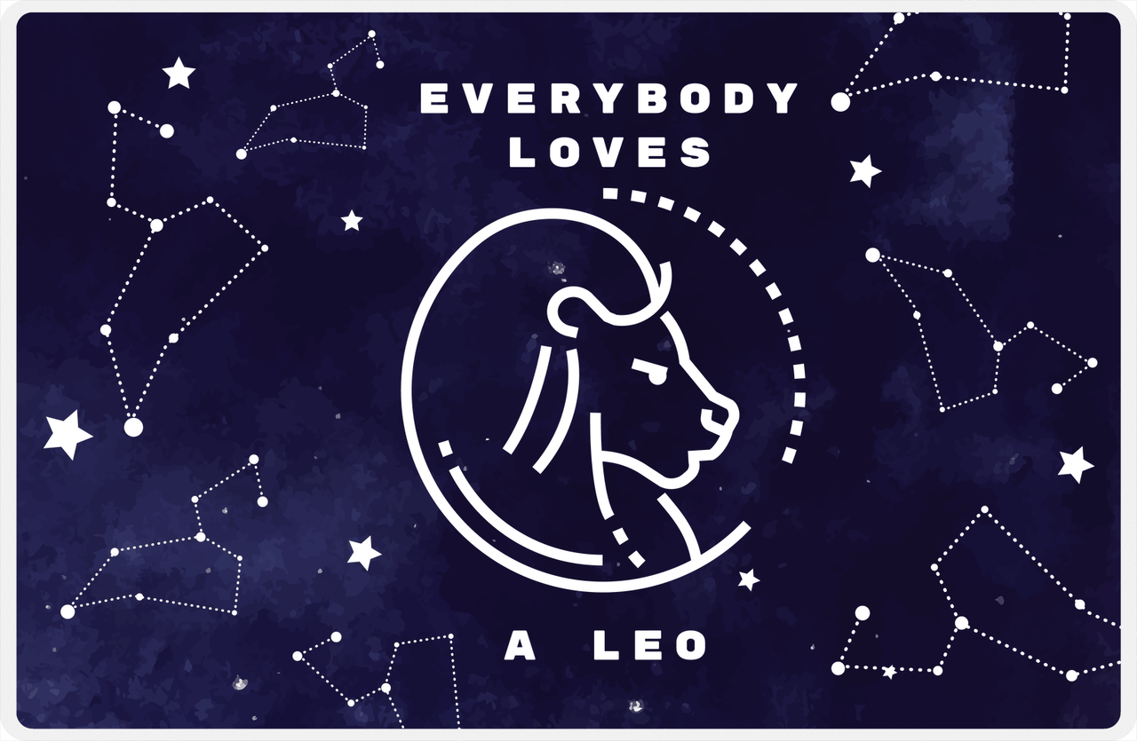 Zodiac Sign Placemat - Everybody Loves a Leo -  View