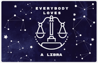 Thumbnail for Zodiac Sign Placemat - Everybody Loves a Libra -  View